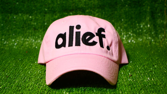 Bold Alief Dad Hat - Pink/Black