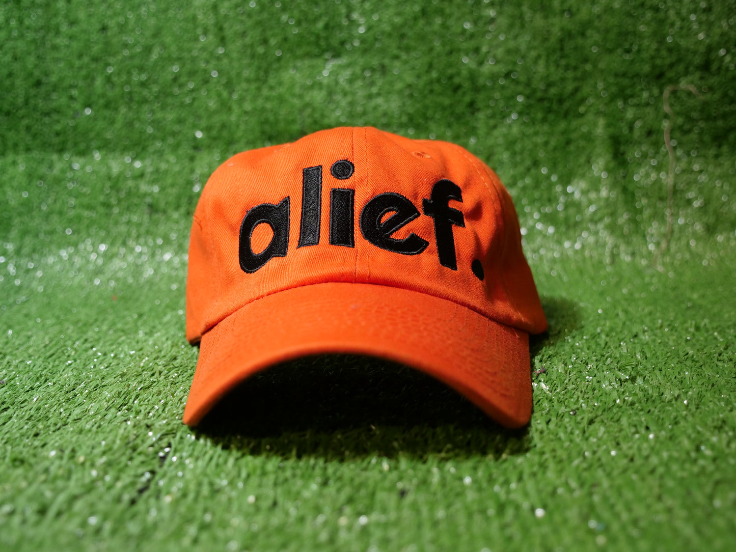 Bold Alief Dad Hat - Orange/Black