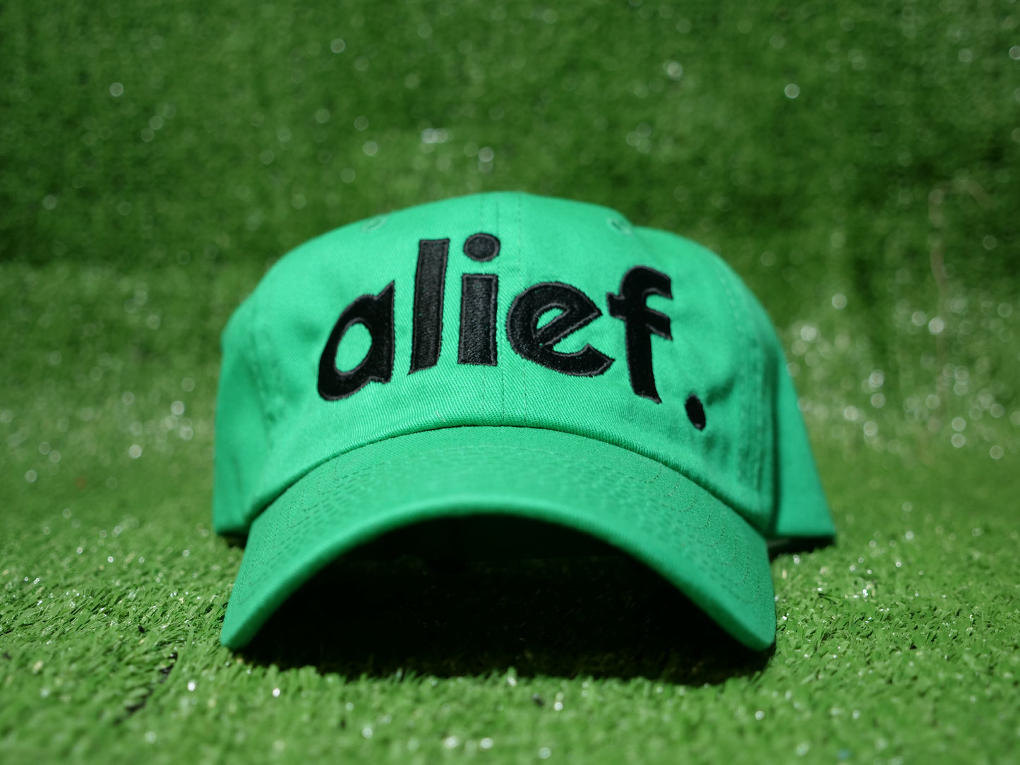 Bold Alief Dad Hat - Green/Black