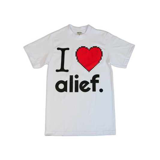 I love alief Tee - White