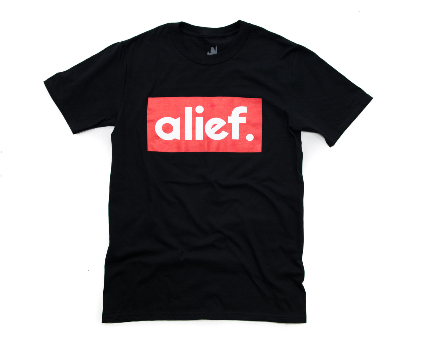 Alief Red Box Tee - Black