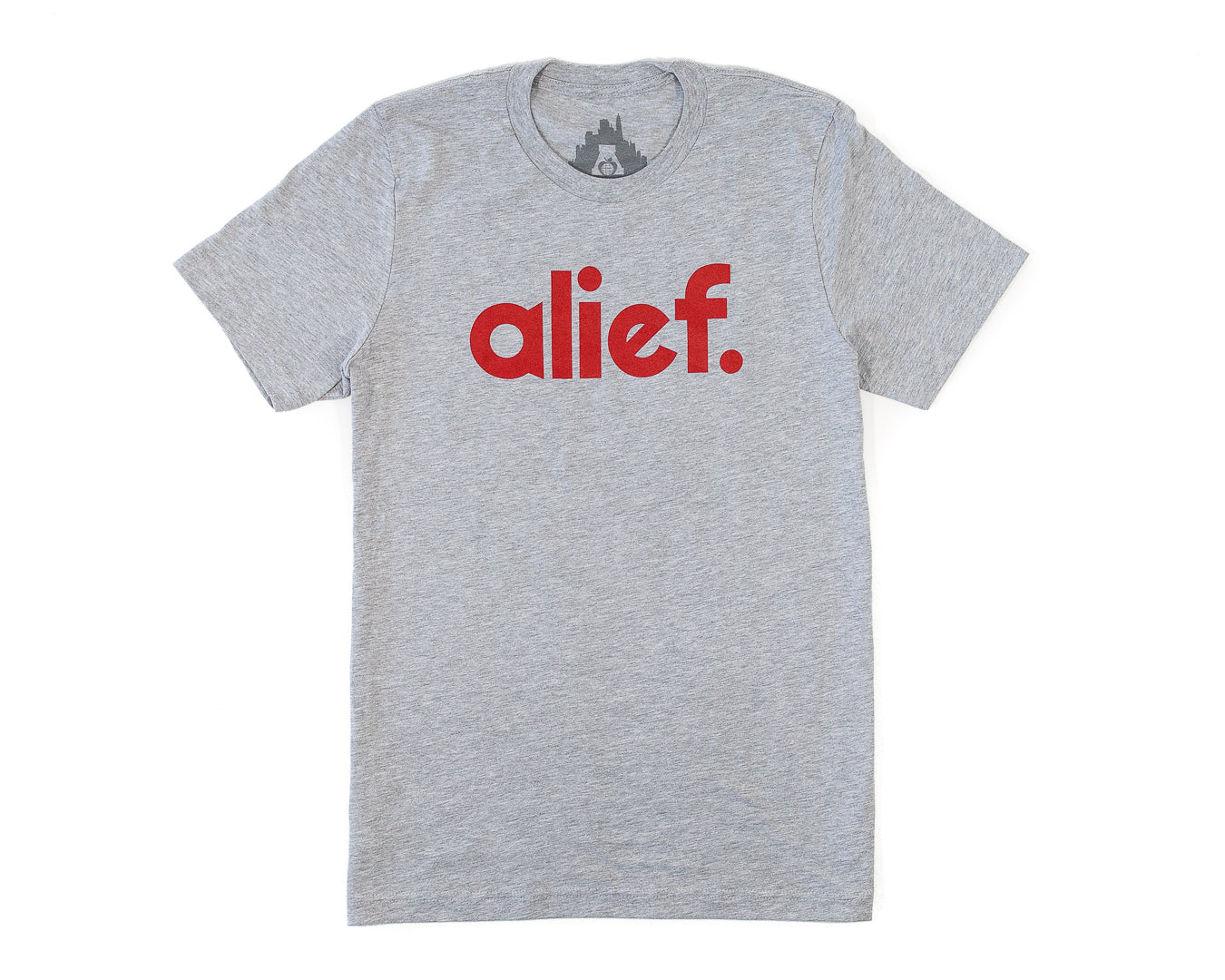 Bold Alief Tee - Gray/ Red
