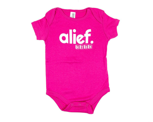 Bold Alief Kids Onesie - Pink