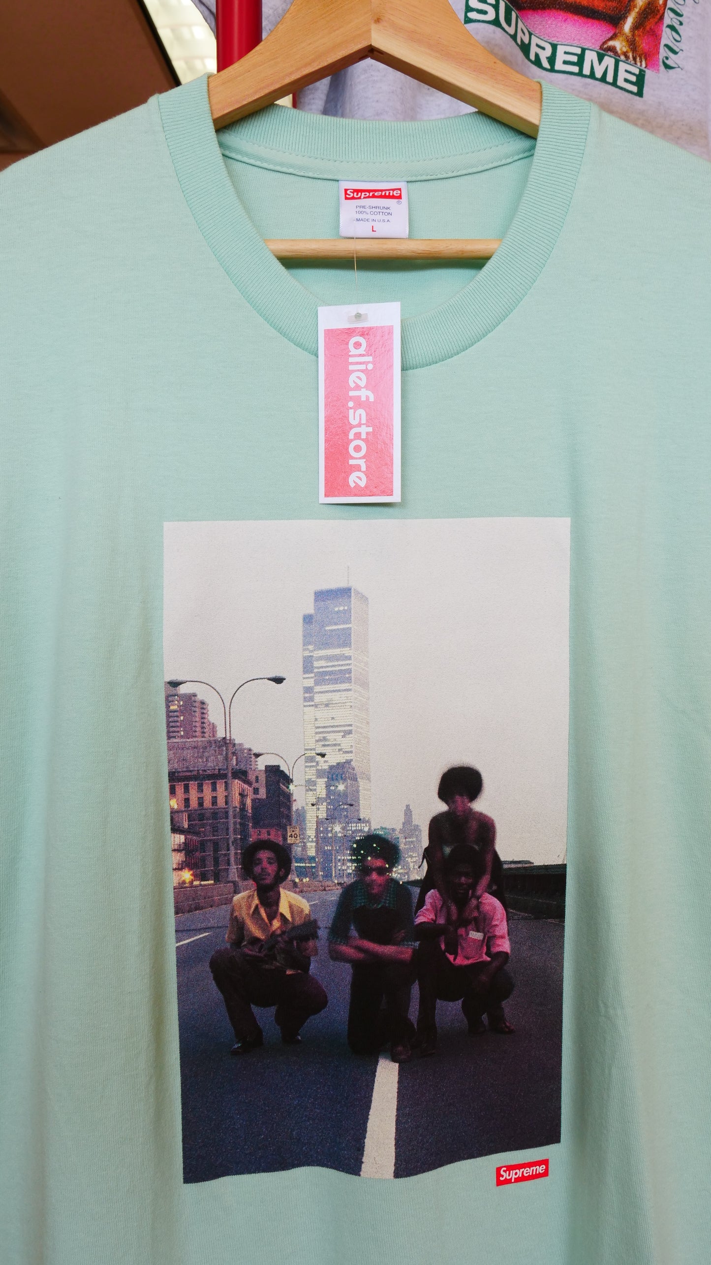 Supreme Augustus Pablo Tee Light Teal