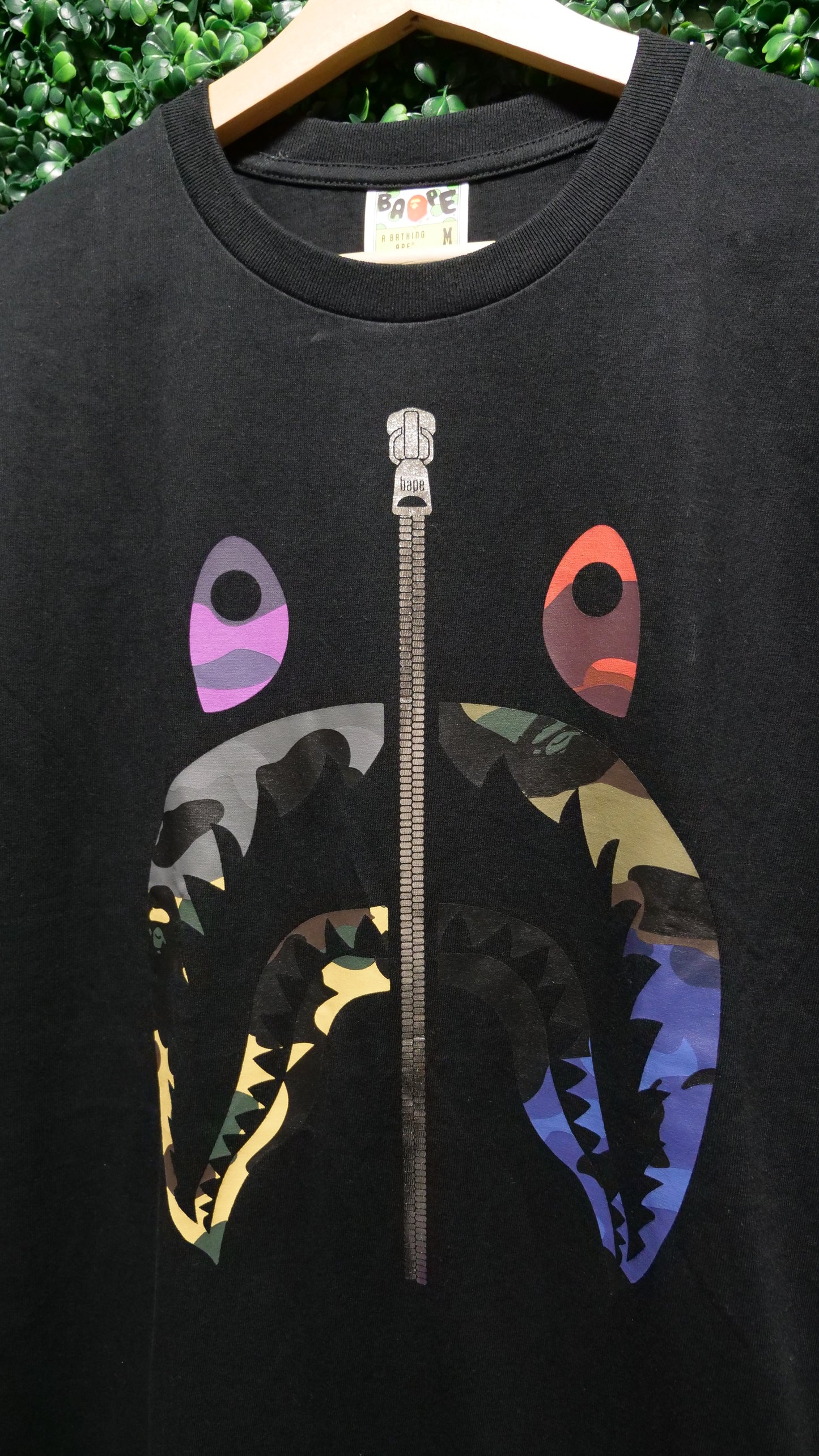 Bape Shark Tee - Black