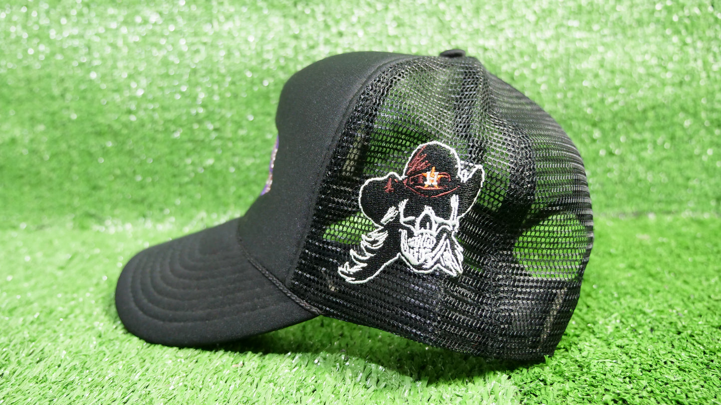 Codeine Cowboys Trucker - Black
