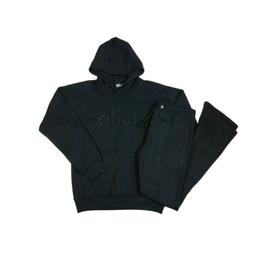 Alief Embossed Set - Black
