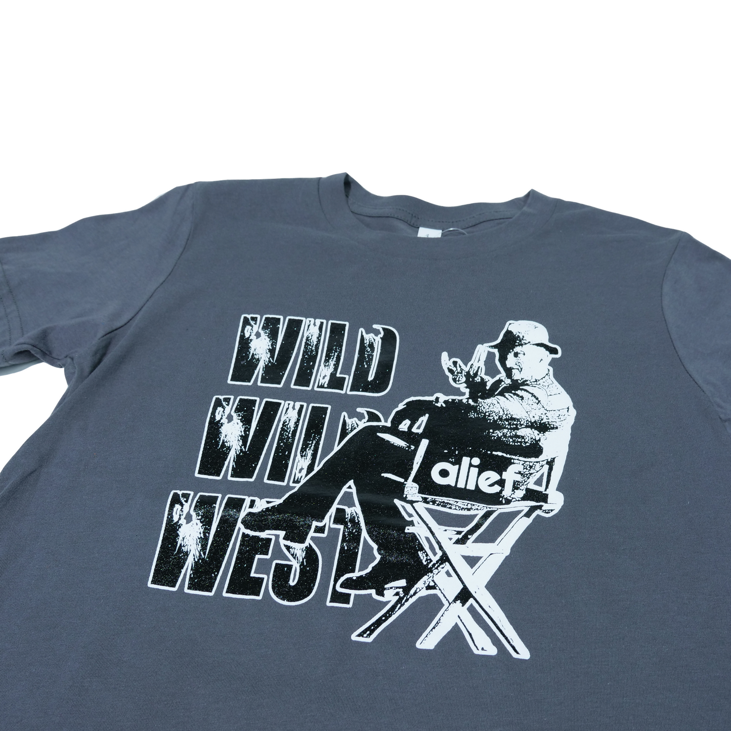 Kids WIld Wild West Alief Halloween Tee - Gray