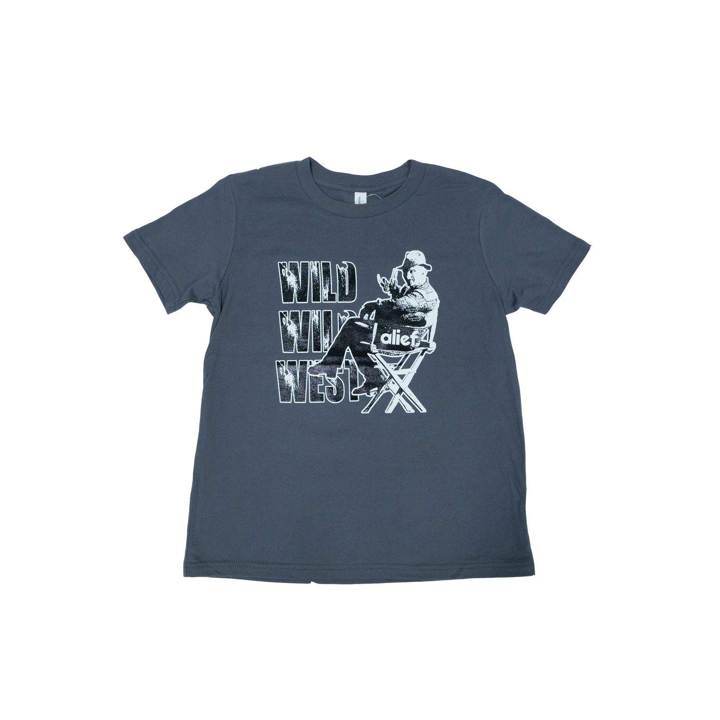 Kids WIld Wild West Alief Halloween Tee - Gray