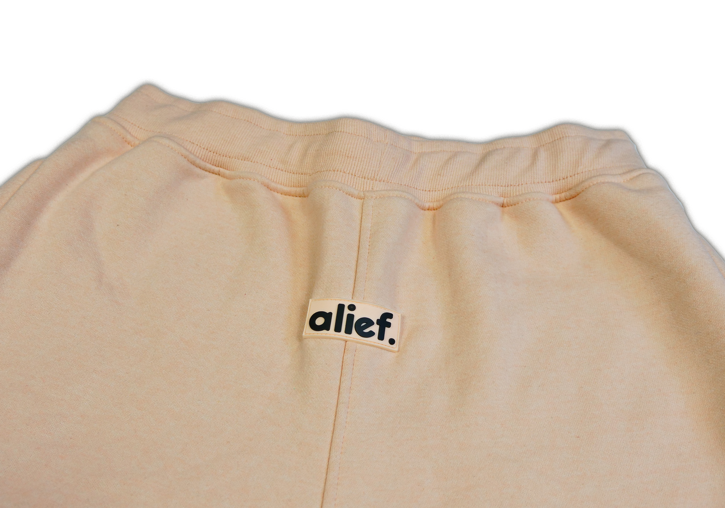 Alief Embossed Shorts Set - Peach