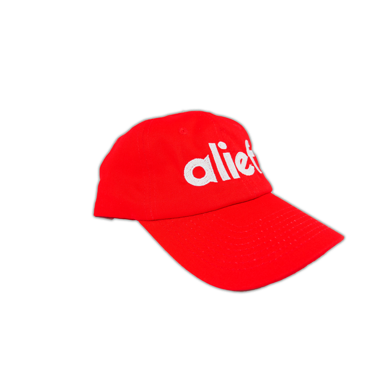 Bold Alief Dad Hat - Red/White