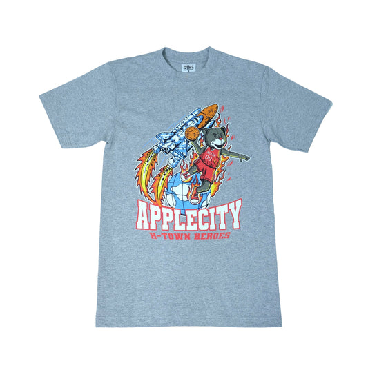 H-Town Heroes Alief Rocket Tee - Gray