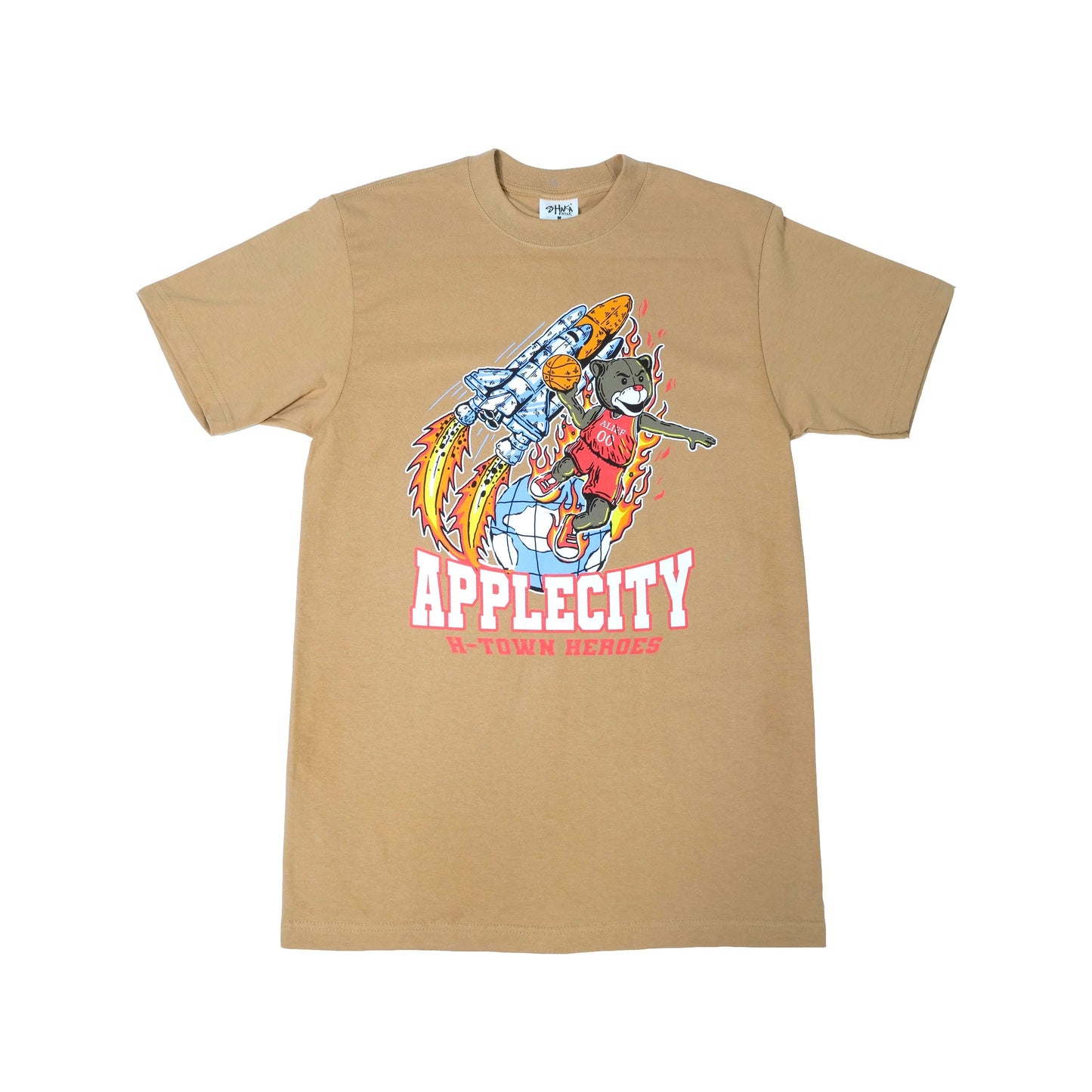 H-Town Heroes Alief Rocket Tee - Tan