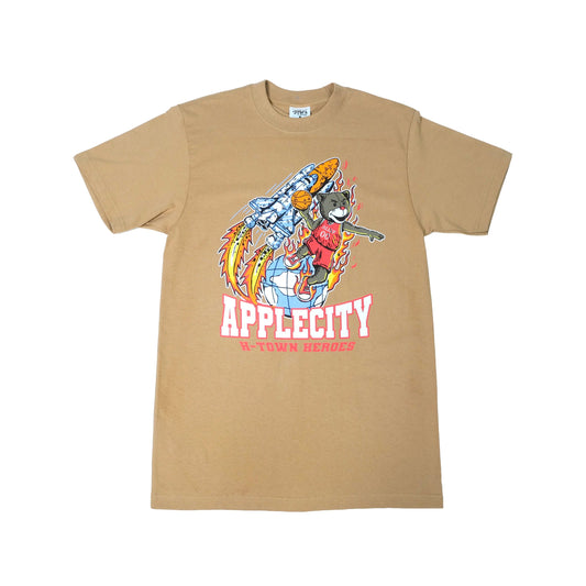 H-Town Heroes Alief Rocket Tee - Tan