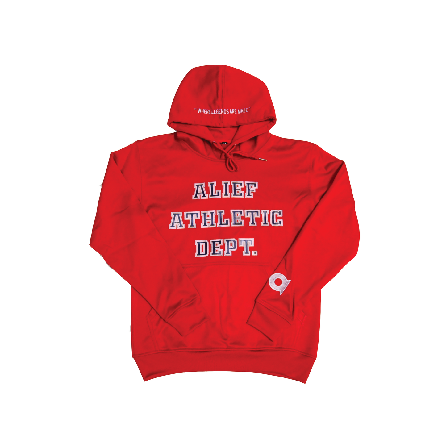 Alief Athletic Jumpsuit -Red/White