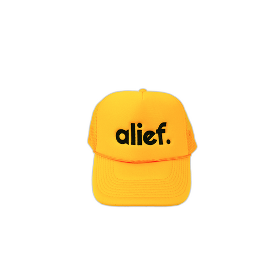 Bold Alief Trucker Hat - Yellow/Black