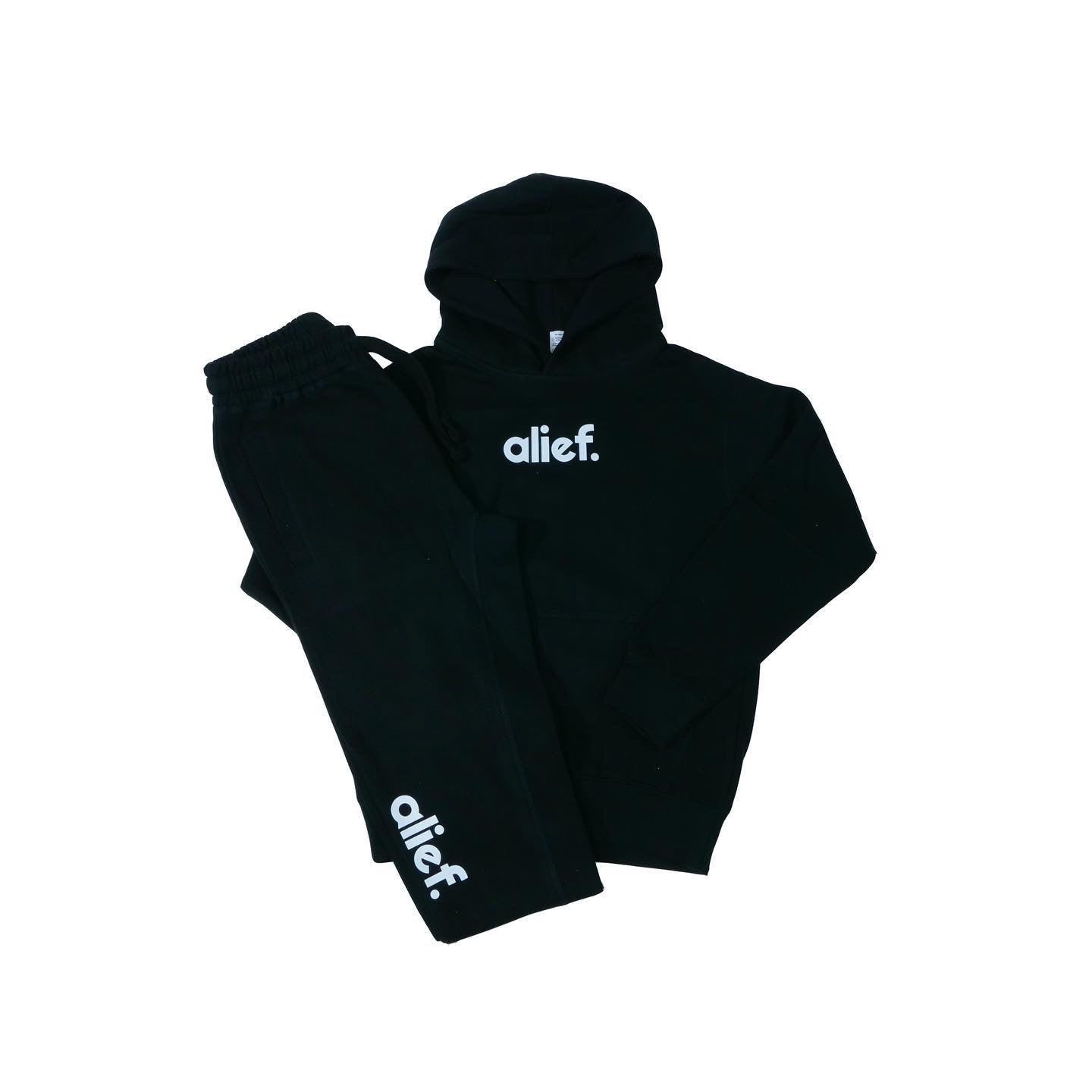 Youth Bold Alief Top & Bottom Jumpsuit - Black