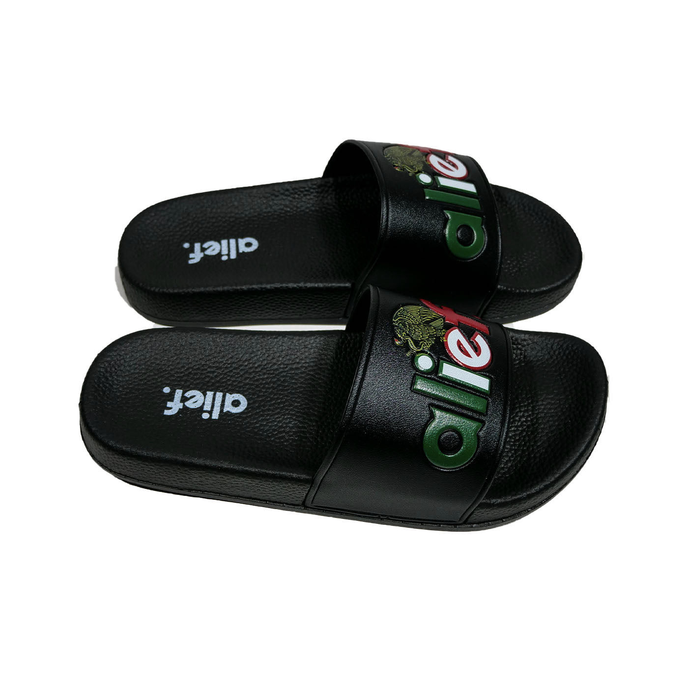 Alief Mexico Slides - Black