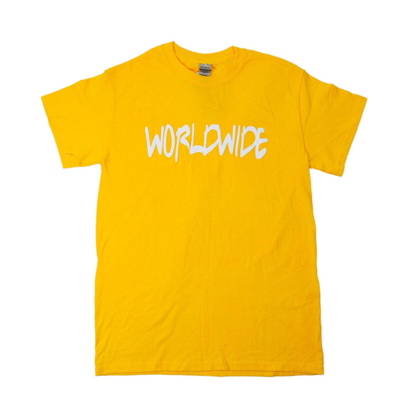 Alief Worldwide Tee - Yellow/White