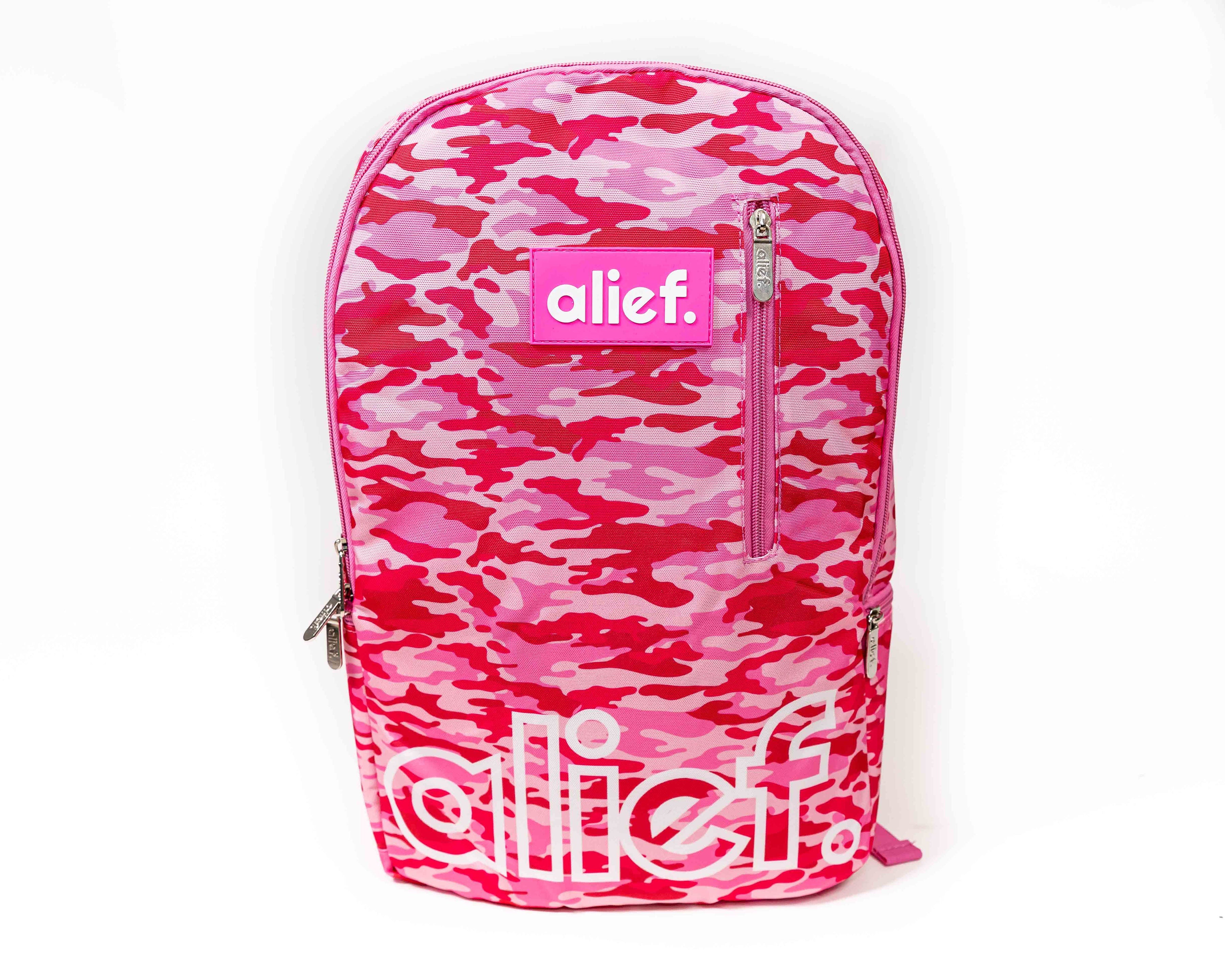 Alief Backpack - Pink Camouflage – ALIEF STORE