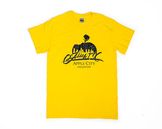 OG Alief Logo Tee - Yellow