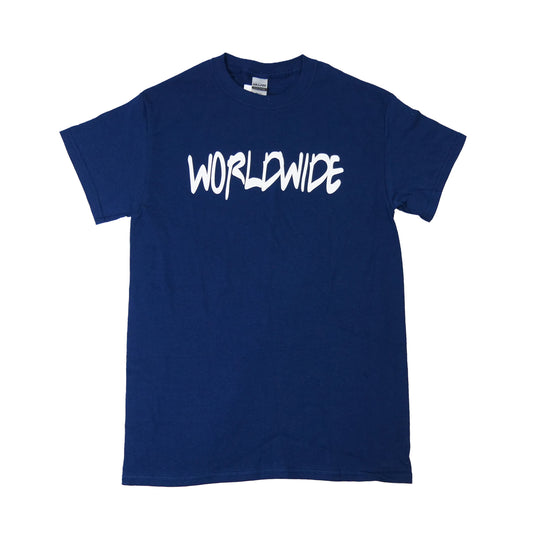 Alief Worldwide Tee - Navy Blue/White