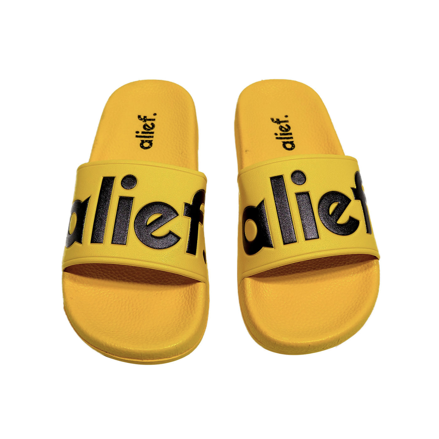 Bold Alief Slides - Yellow/Black