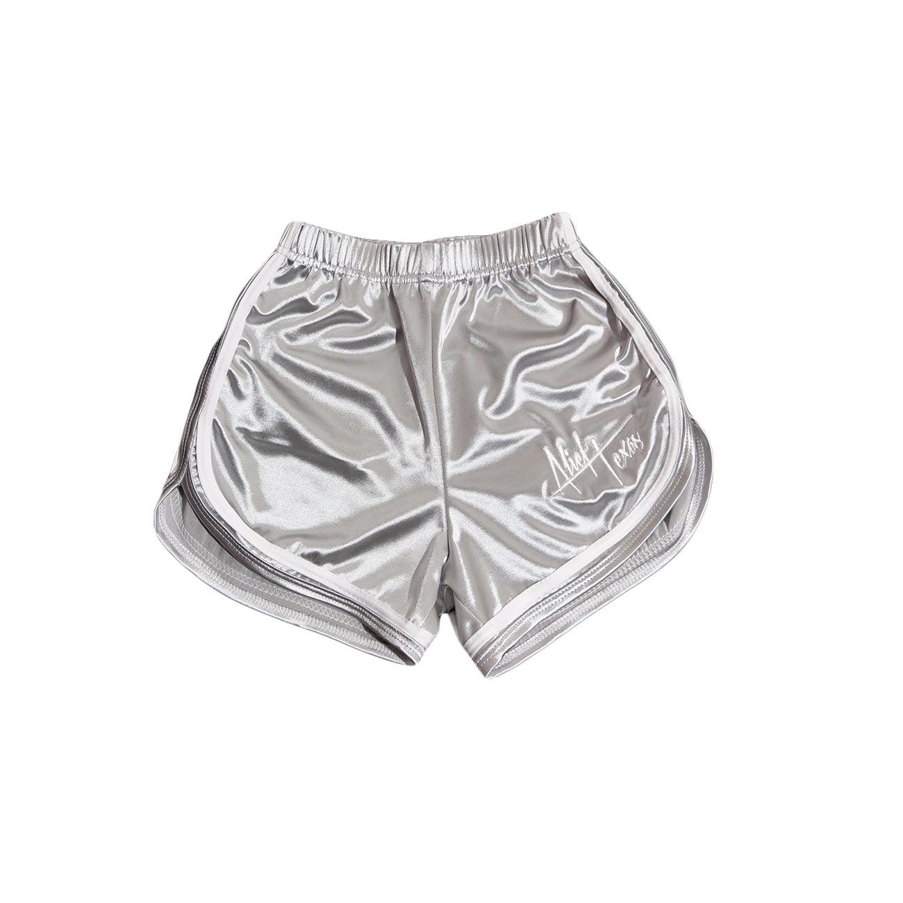 Satin Alief Texas Signature Shorts - Gray