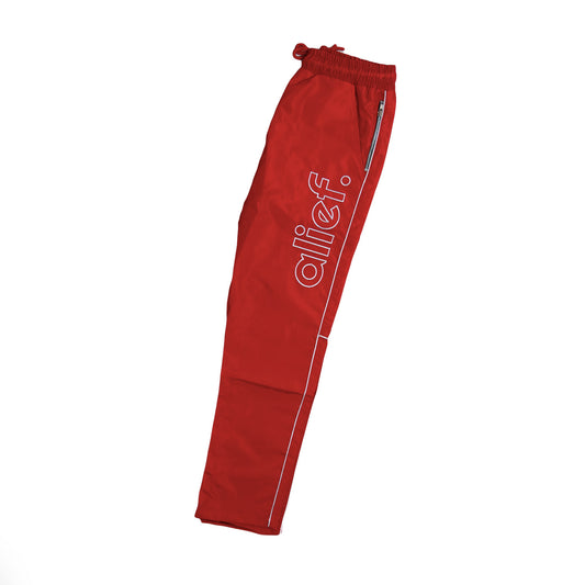 Alief track pants- red