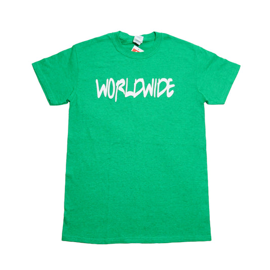 Alief Worldwide Tee - Green/White