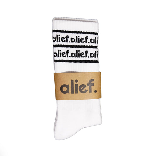 Bold Alief Socks - White
