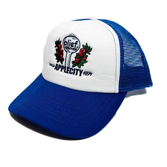 Alief Applecity Water Tower Trucker Hat - Blue/White