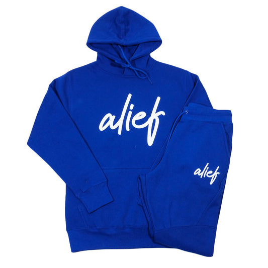 Alief 2.0 Cursive Jumpsuit - Blue