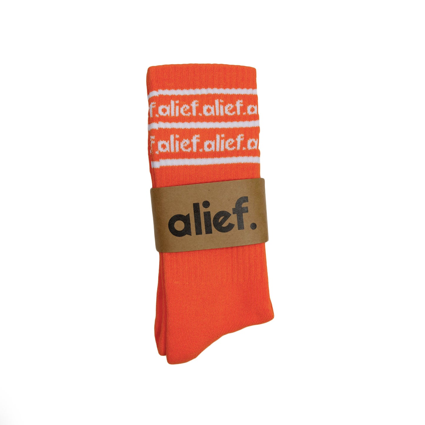 Bold Alief Socks - Orange