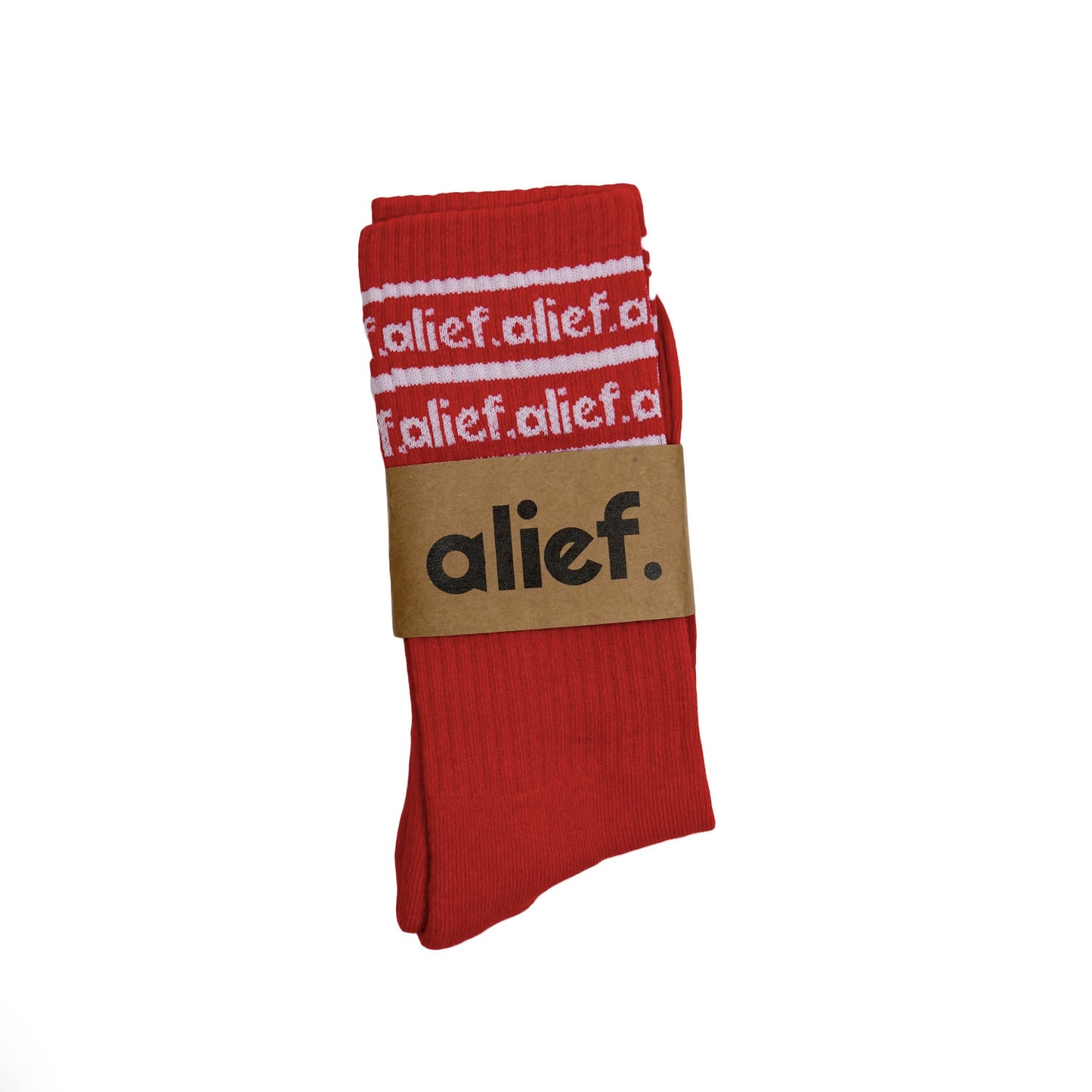 Bold Alief Socks - Red