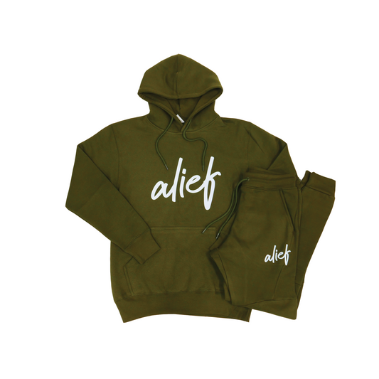 Alief 2.0 Cursive Jumpsuit - Olive