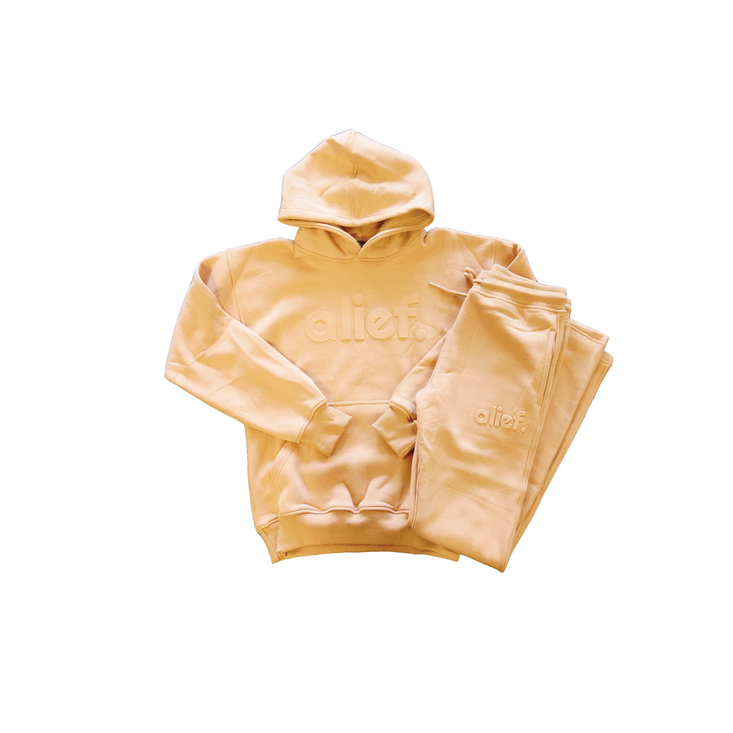 Alief Embossed Set - Tan