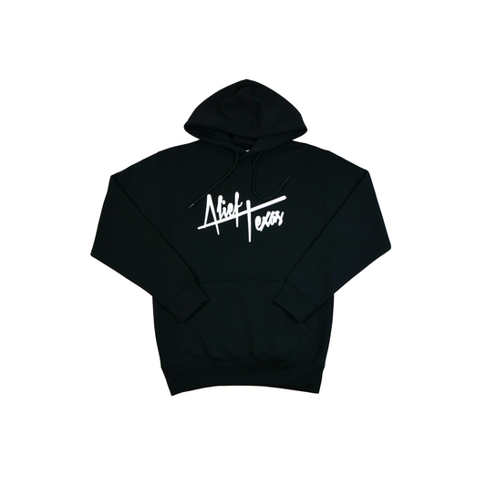 Alief Texas Signature Hoodie - Black/White