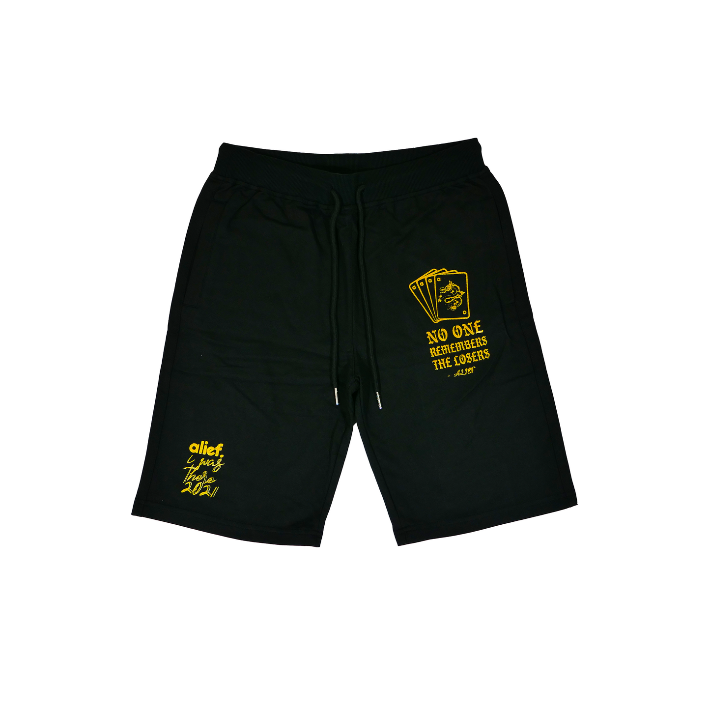 No One Remembers The Losers Shorts - Black/Gold