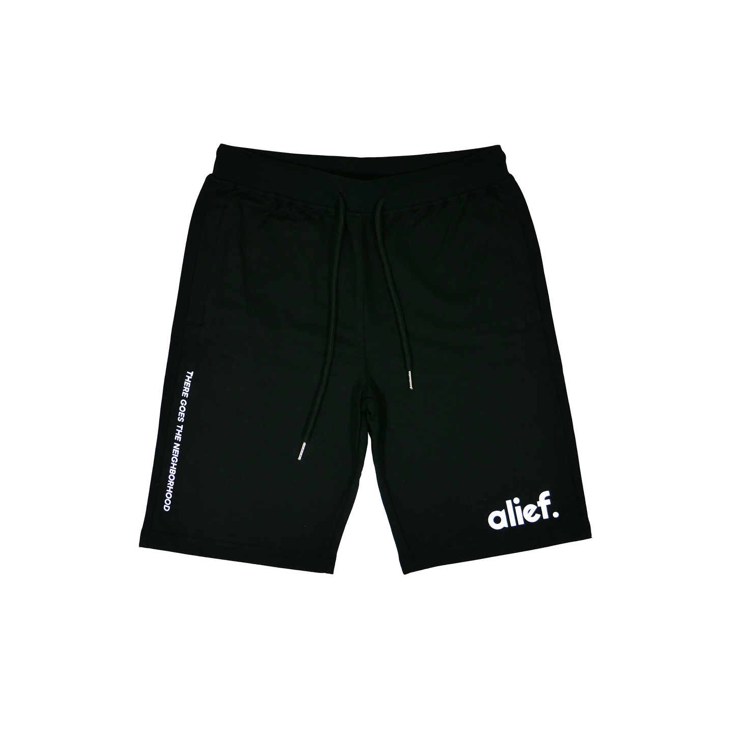 There Goes The Neighborhood Shorts - Black/White