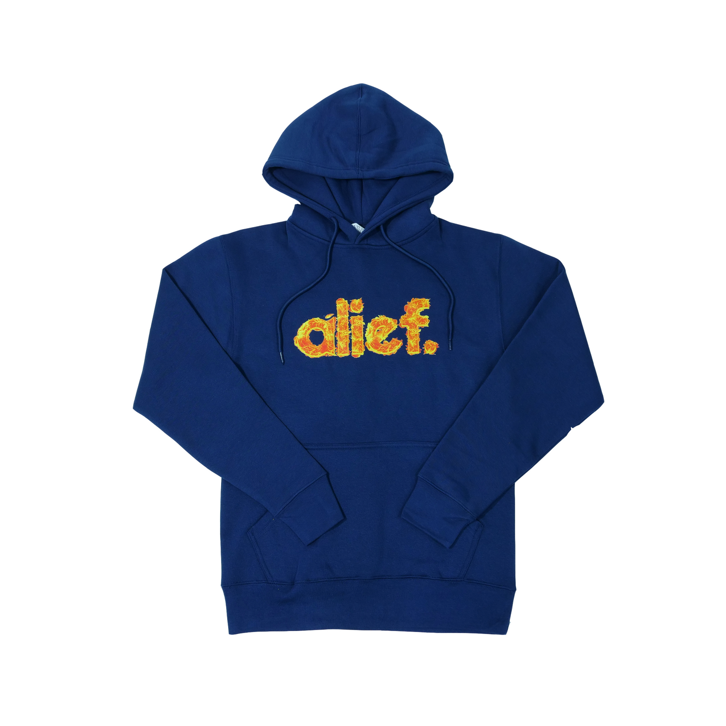 Alief On Fire Hoodie - Navy