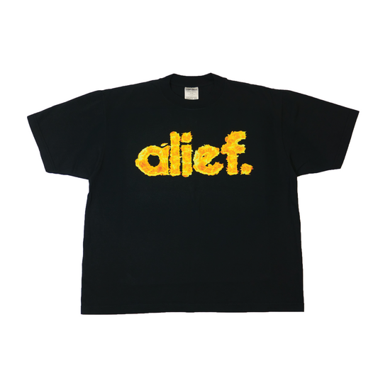 Alief On Fire Tee - Black