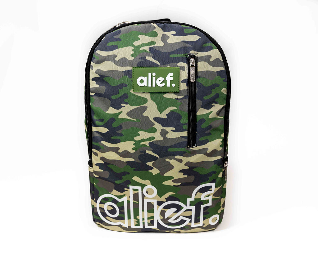 Alief Backpack - Green Camouflage