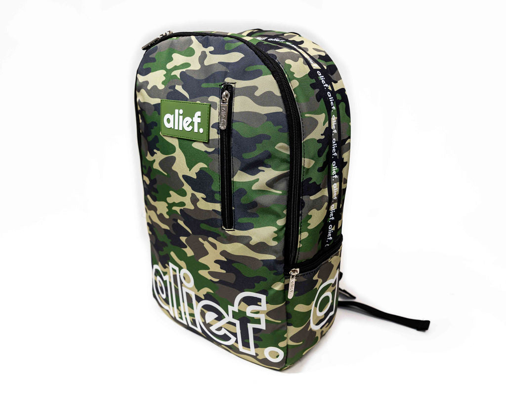 Alief Backpack - Green Camouflage