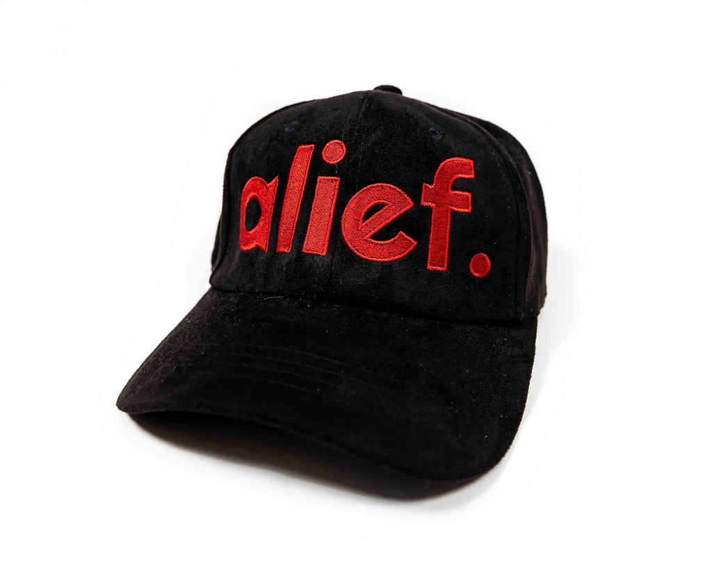 Bold Alief Dad Hat - Black/Red