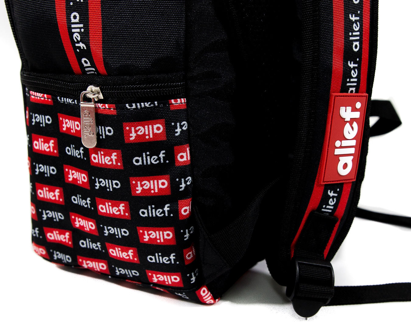 Alief Backpack - Black/ Red