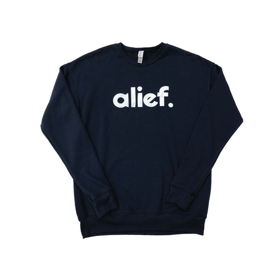 Bold Alief Crew Neck - Navy Blue