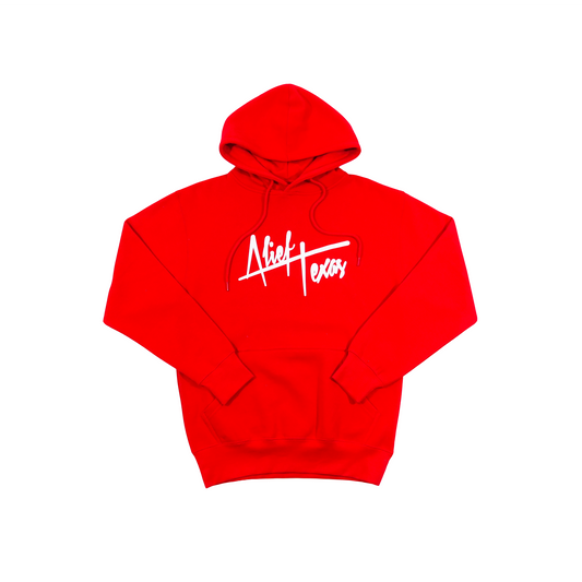 Alief Texas Signature Hoodie - Red/White