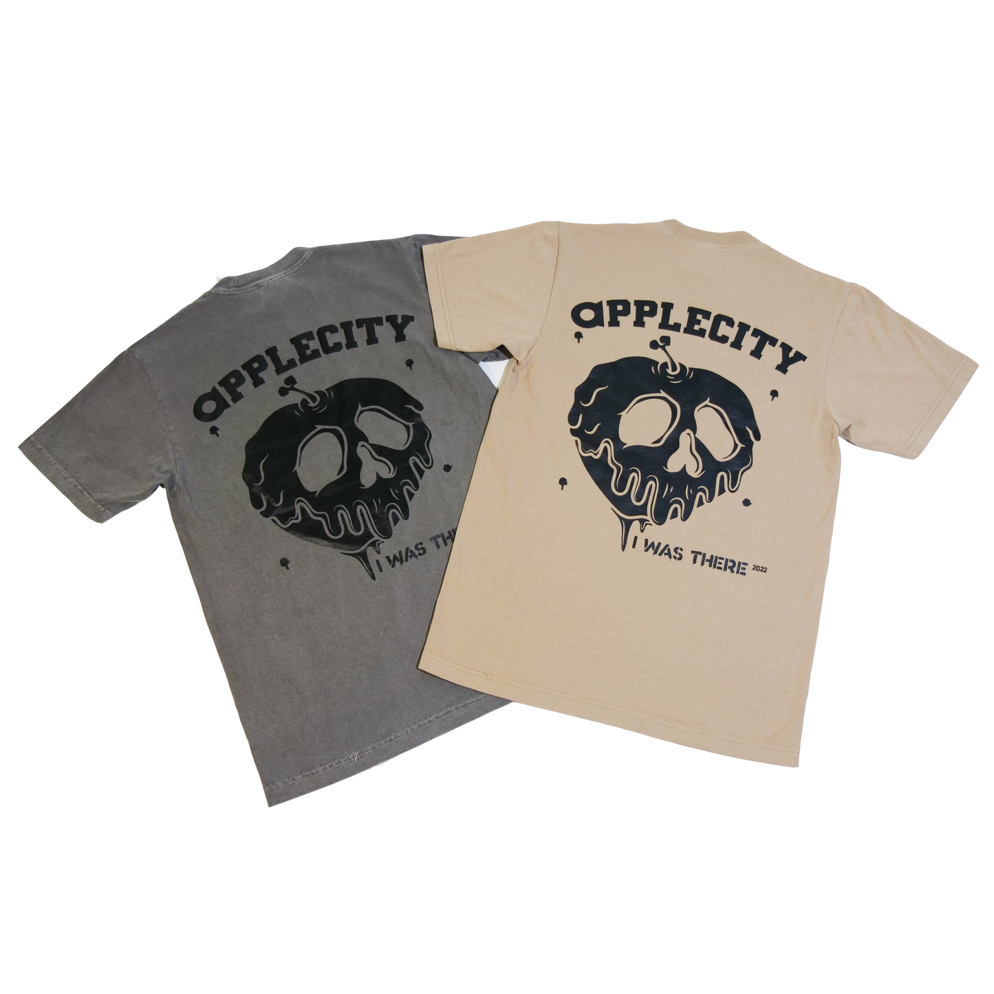 Appleface 3.0 Tan Tee (Black Ink)