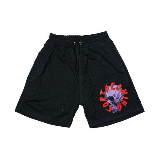 Forthcoming Infinite Skull Shorts - Black